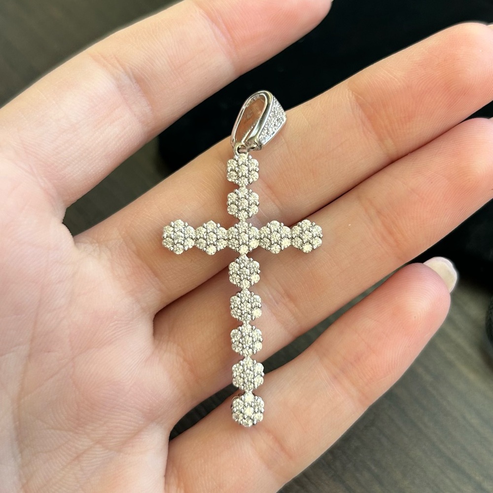 CZ Cross Pendant